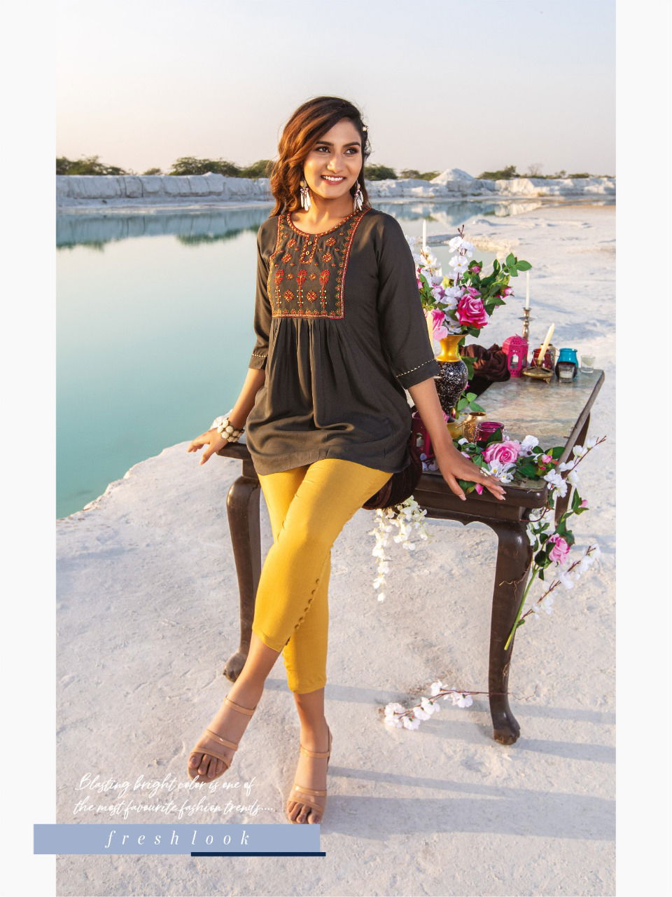 Heritage Kajree Vol 3 Stylish Fancy Wear Wholesale Ladies Top Catalog
